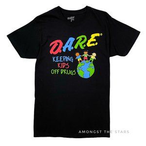 D.A.R.E. Keeping Kids Off Drugs Earth Black Tee